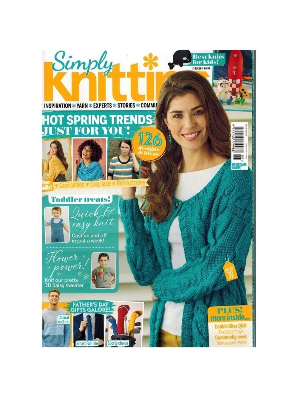 Simply Knitting Issue 185 2019 Magazine By Immediate Includes Patterns Tips & In